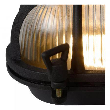 LUCIDE DUDLEY Wandleuchte Außen 1xE27 IP65 Schwarz