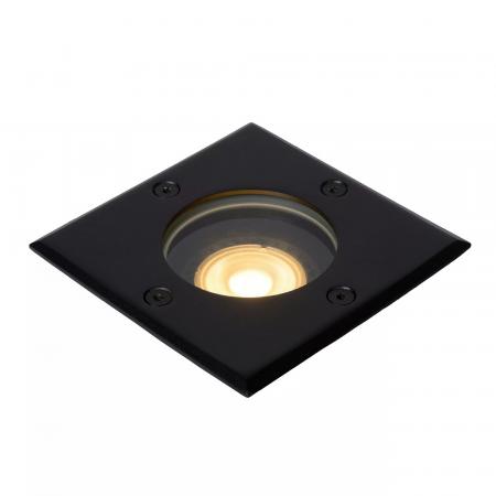 Lucide BILTIN Bodeneinbaustrahler IP67 Schwarz GU10