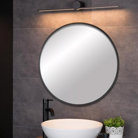 Lucide MIZAR LED Wandleuchte Badezimmer 60 cm Schwarz IP44 2700K