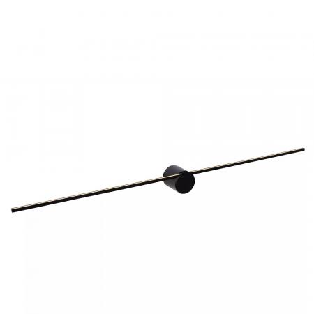 Lucide MIZAR LED Wandleuchte Badezimmer 90 cm Schwarz IP44 2700K