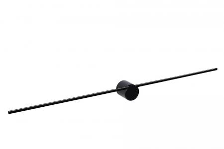 Lucide MIZAR LED Wandleuchte Badezimmer 90 cm Schwarz IP44 2700K