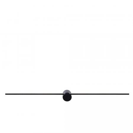 Lucide MIZAR LED Wandleuchte Badezimmer 90 cm Schwarz IP44 2700K