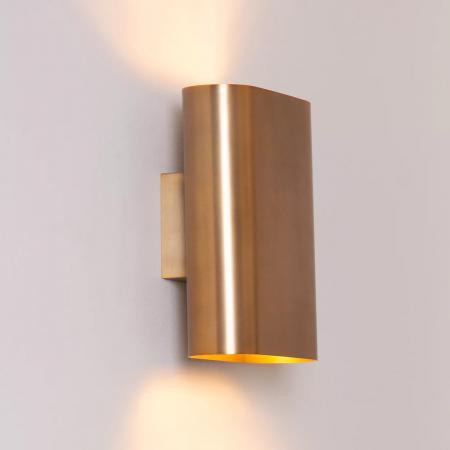 Lucide OVALIS Wandleuchte 2xE14 Mattes Gold / Messing Up & Down Licht