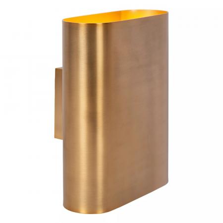 Lucide OVALIS Wandleuchte 2xE14 Mattes Gold / Messing Up & Down Licht