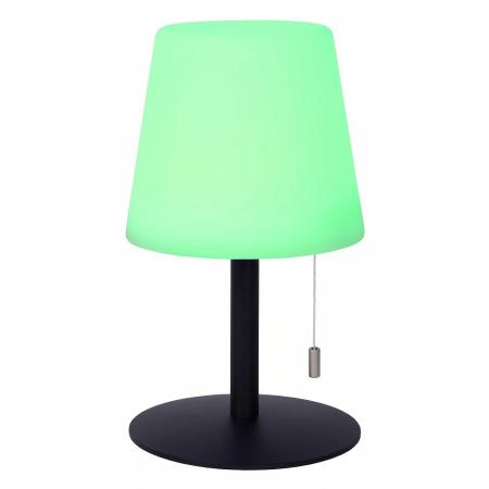 Lucide RIO – wiederaufladbare LED Tischlampe Innen & Außen mit RGB in Multicolor