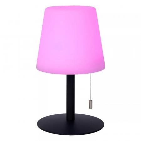Lucide RIO – wiederaufladbare LED Tischlampe Innen & Außen mit RGB in Multicolor