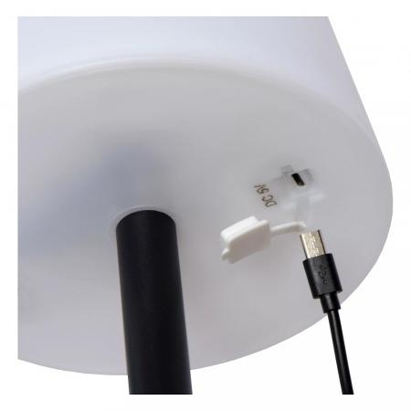 Lucide RIO – wiederaufladbare LED Tischlampe Innen & Außen mit RGB in Multicolor