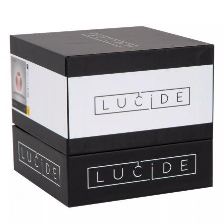 Lucide CINTRA Akku Tischlampe Ø9cm LED 1,5W 2700K Transparent 3-StepDim