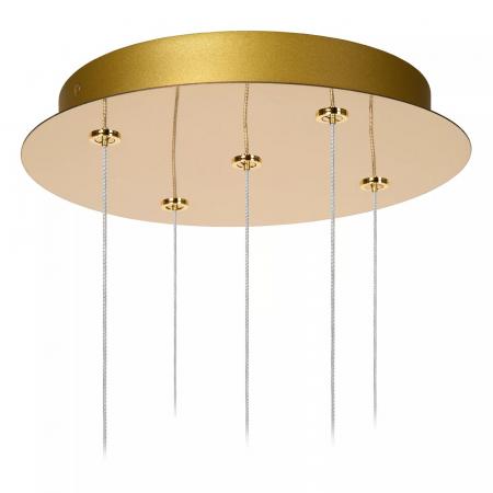 Lucide CINTRA Pendelleuchte Ø32cm LED 5x4,7W 2700K Transparent dimmbar