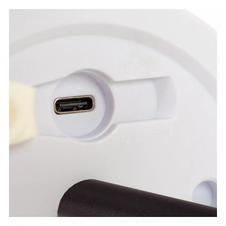 Lucide TYON – elegante Akku Tischleuchte für Innen & Außen in Schwarz mit warmweißem Licht