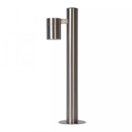 Lucide ARNE-LED Pollerleuchte Chrom Matt – Ø6,3 cm, 5W GU10, 2700K, IP44