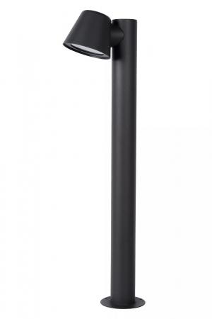 Lucide DINGO-LED Pollerleuchte 70cm GU10 5W 3000K Anthrazit IP44 dimmbar