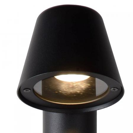 Lucide DINGO-LED Pollerleuchte 70cm GU10 5W 3000K Anthrazit IP44 dimmbar