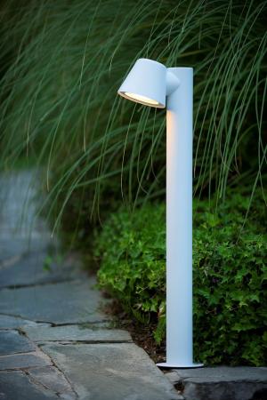 Lucide DINGO-LED Pollerleuchte Weiß – 5W GU10, 3000K, IP44