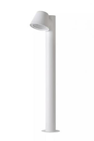 Lucide DINGO-LED Pollerleuchte Weiß – 5W GU10, 3000K, IP44
