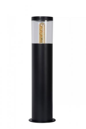 Lucide FEDOR Pollerleuchte Schwarz – 1xE27, IP44, dimmbar