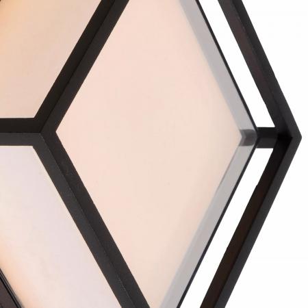 Lucide SINGA LED – Außenwandleuchte LED 1x10W 3000K IP54 Schwarz