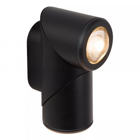 Lucide ERIN Wandstrahler / Wandleuchte Schwarz LED 2x5W IP65