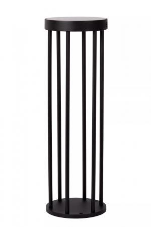 Lucide JACKSON Solar Pollerleuchte Schwarz – LED 2W, 3000K, IP65, Sensor