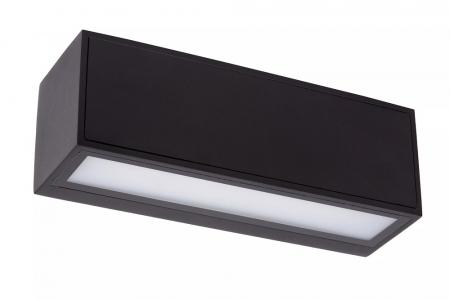Lucide SUTTON Solar-Wandleuchte Schwarz LED 1,5W IP54 Tag/Nacht-Sensor