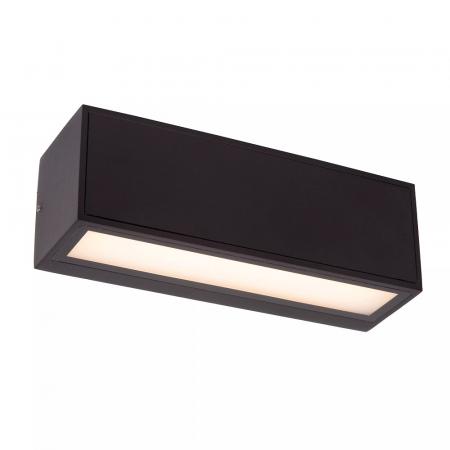 Lucide SUTTON Solar-Wandleuchte Schwarz LED 1,5W IP54 Tag/Nacht-Sensor