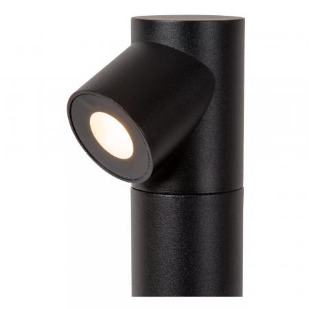 Lucide IBAMBA LED Pollerleuchte Schwarz – 6W, 3000K, IP65, 60 cm