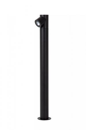 Lucide IBAMBA LED Pollerleuchte Schwarz – 6W, 3000K, IP65, 60 cm