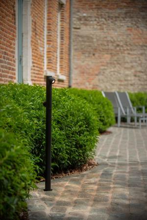 Lucide IBAMBA LED Pollerleuchte Schwarz – 2x6W, 3000K, IP65, 100 cm