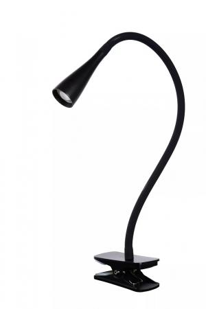 Lucide ZOZY Klemmleuchte LED 1x4W 3000K Schwarz 3-StepDim flexibel