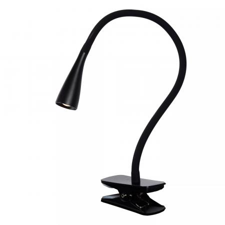 Lucide ZOZY Klemmleuchte LED 1x4W 3000K Schwarz 3-StepDim flexibel