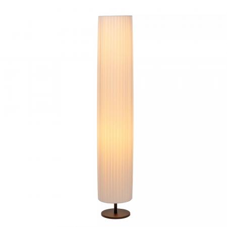 Lucide FOLD Stehlampe Ø20cm 2xE27 Weiß Textil Japandi Design