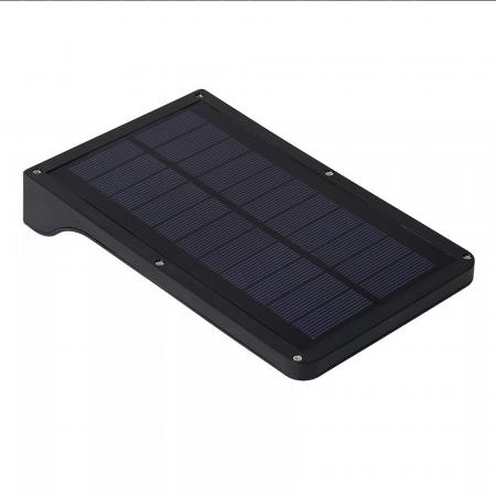 Lucide BASIC Solar-Wandleuchte Schwarz LED 3W IP44 Bewegungs- & Tag/Nacht-Sensor