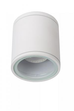 Lucide AVEN - Deckenstrahler Badezimmer Ø 9 cm 1xGU10 IP65 Weiß