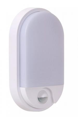 Lucide HUPS IR Außen-Wandleuchte Weiß LED 10W IP54 Bewegungs- & Tag/Nacht-Sensor