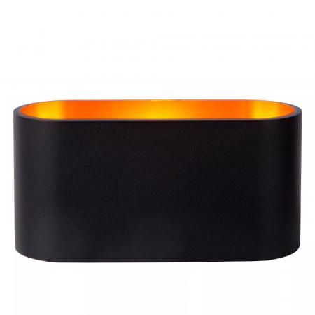 Lucide XERA Wandleuchte 1xG9 Schwarz Gold innen dimmbar Aluminium