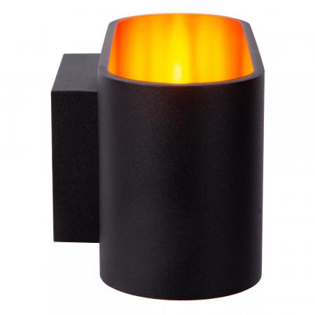 Lucide XERA Wandleuchte 1xG9 Schwarz Gold innen dimmbar Aluminium