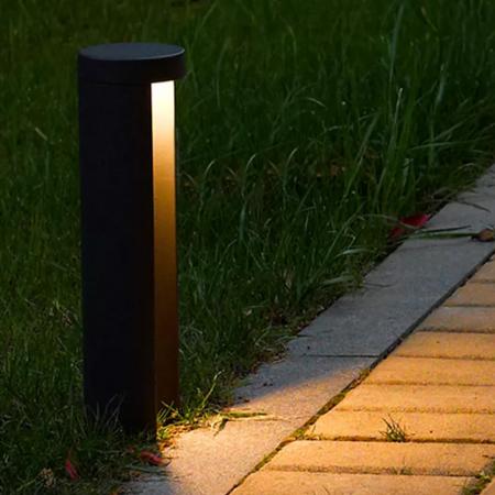 Lucide COMBO LED Pollerleuchte Schwarz – Ø9 cm, 9W, 3000K, IP54