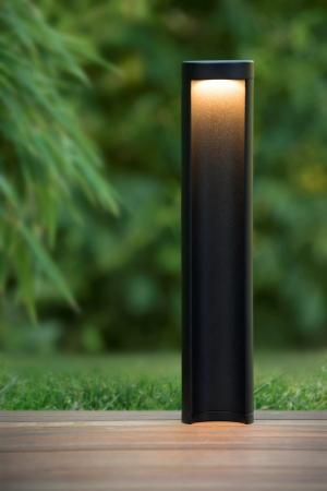 Lucide COMBO LED Pollerleuchte Schwarz – Ø9 cm, 9W, 3000K, IP54, 45 cm