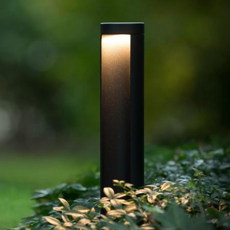 Lucide COMBO LED Pollerleuchte Schwarz – Ø9 cm, 9W, 3000K, IP54, 65 cm