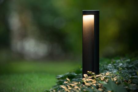 Lucide COMBO LED Pollerleuchte Schwarz – Ø9 cm, 9W, 3000K, IP54, 65 cm