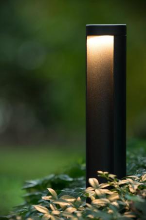 Lucide COMBO LED Pollerleuchte Schwarz – Ø9 cm, 9W, 3000K, IP54, 65 cm