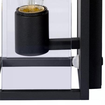 Lucide CLAIRE Wandleuchte Anthrazit E27 IP54 Bewegungs- & Tag/Nacht-Sensor