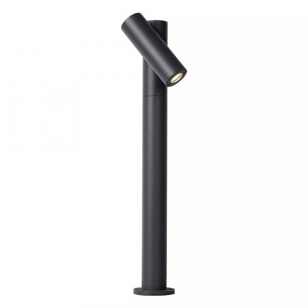 Lucide TATUM LED Pollerleuchte Anthrazit – 5W, 3000K, IP65, schwenkbar