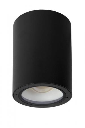 Lucide VOLANTIS Außen-Deckenstrahler E27 IP54 Schwarz