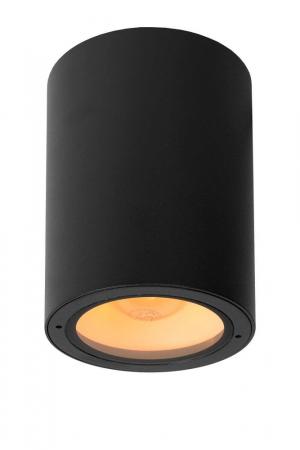 Lucide VOLANTIS Außen-Deckenstrahler E27 IP54 Schwarz