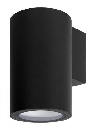 Lucide VOLANTIS Wandstrahler / Wandleuchte Schwarz E27 IP54 dimmbar