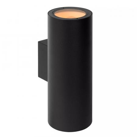 Lucide VOLANTIS - Wandstrahler / Wandleuchte Innen/Außen - 2xE27 - IP54 - Schwarz