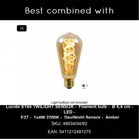 Lucide CLAIRE Wandleuchte IP54 Weiß – 1x E27 Außenwandleuchte im Landhausstil