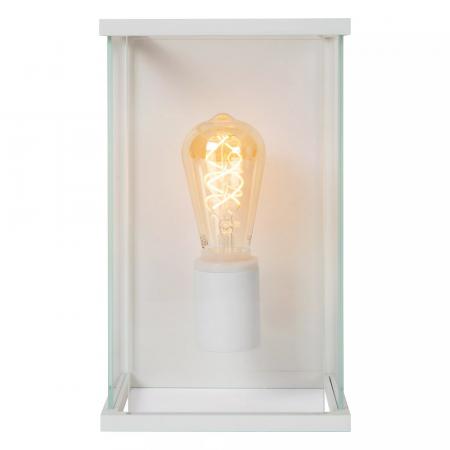 Lucide FINN Wandleuchte Innen/Außen LED 12W 3000K IP54 Schwarz mit Tag/Nacht-Sensor
