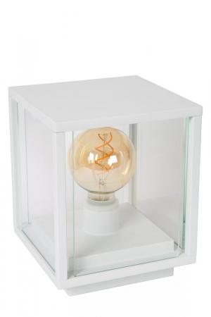 Lucide CLAIRE Pollerleuchte Weiß – 1xE27, IP54, dimmbar